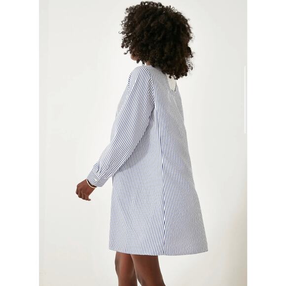 TUCKERNUCK Pomander Place Blue Striped Lottie Dress NWT Size Large - Picture 3 of 11